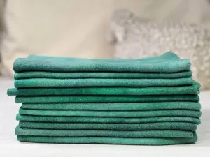 $14 Wool Cloth Swatch - Underwater Ocean