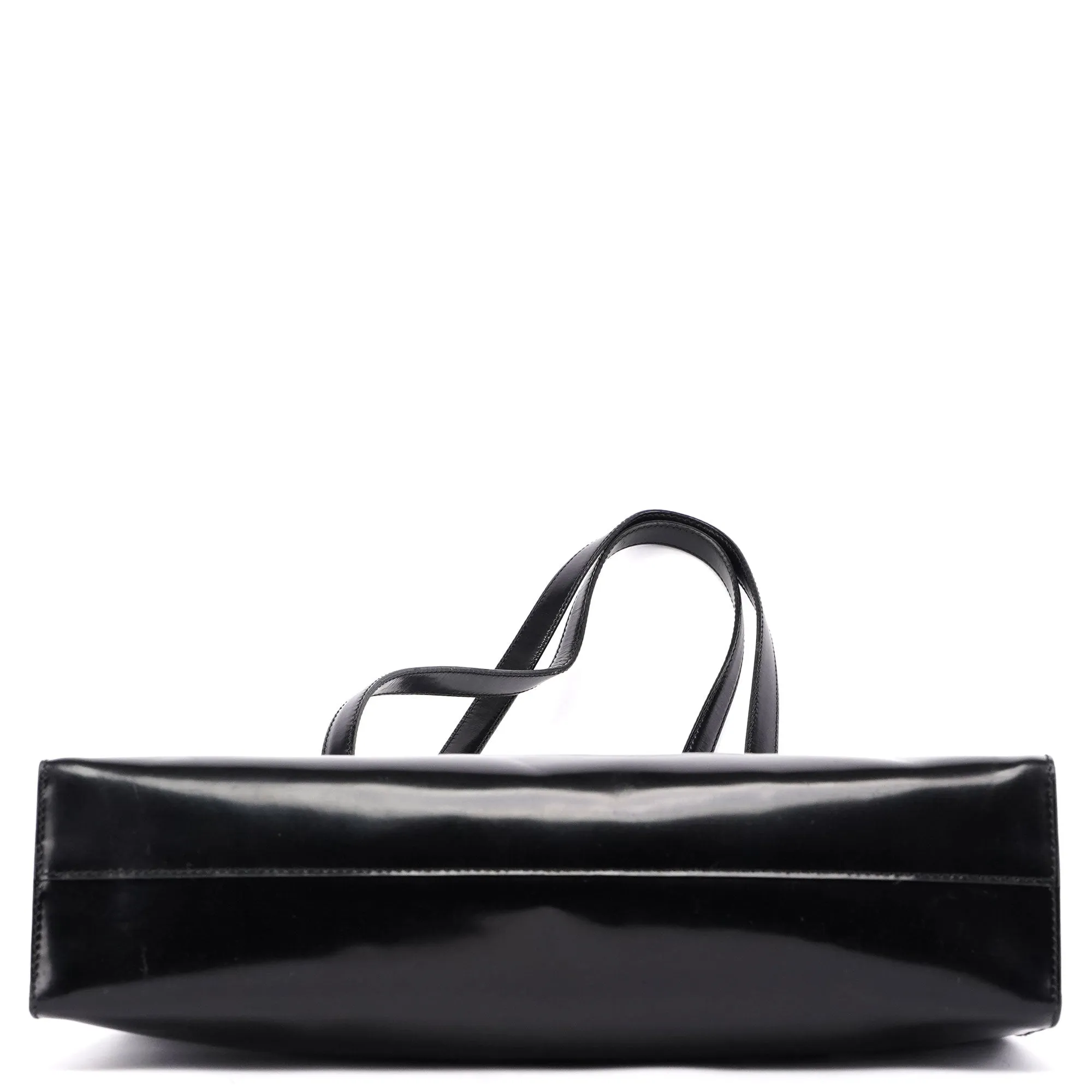 1995 Black Spazzolato Tote Bag
