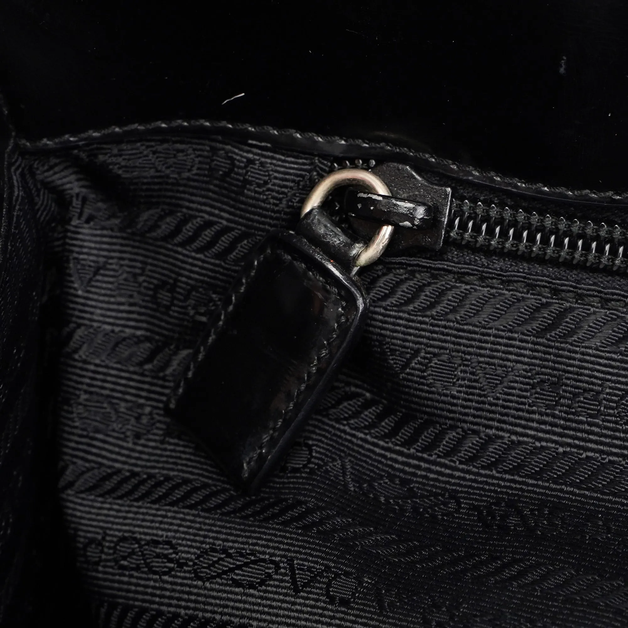 1995 Black Spazzolato Tote Bag