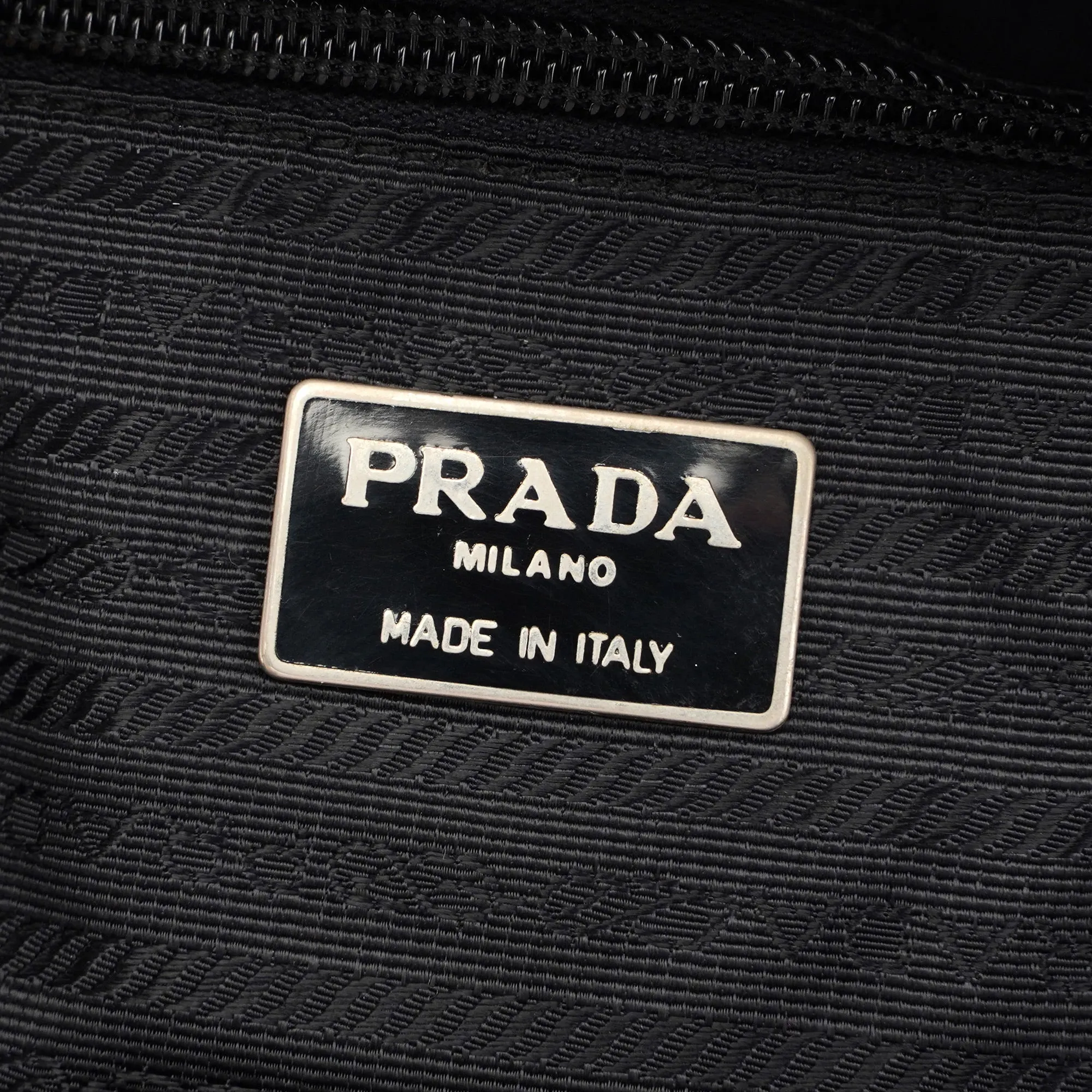1995 Black Spazzolato Tote Bag