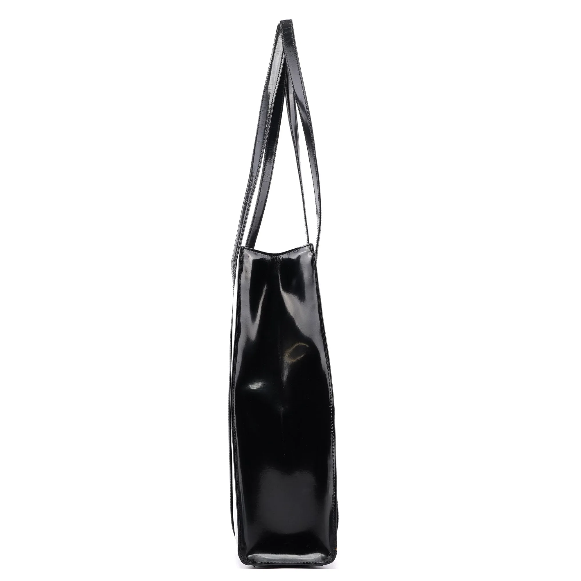 1995 Black Spazzolato Tote Bag