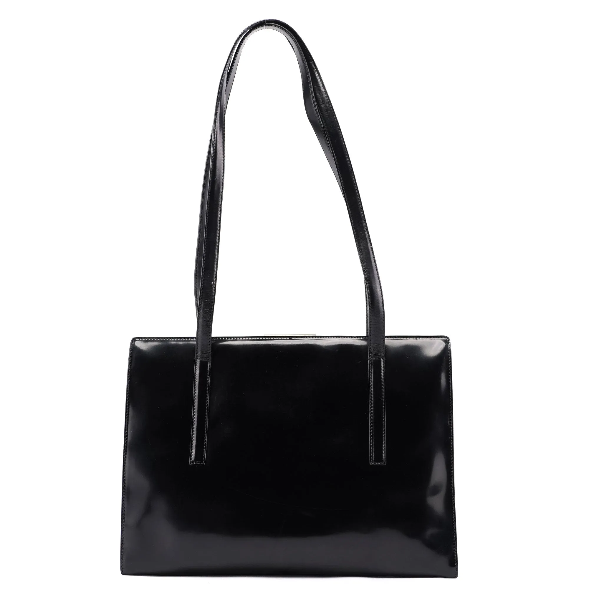 1995 Black Spazzolato Tote Bag