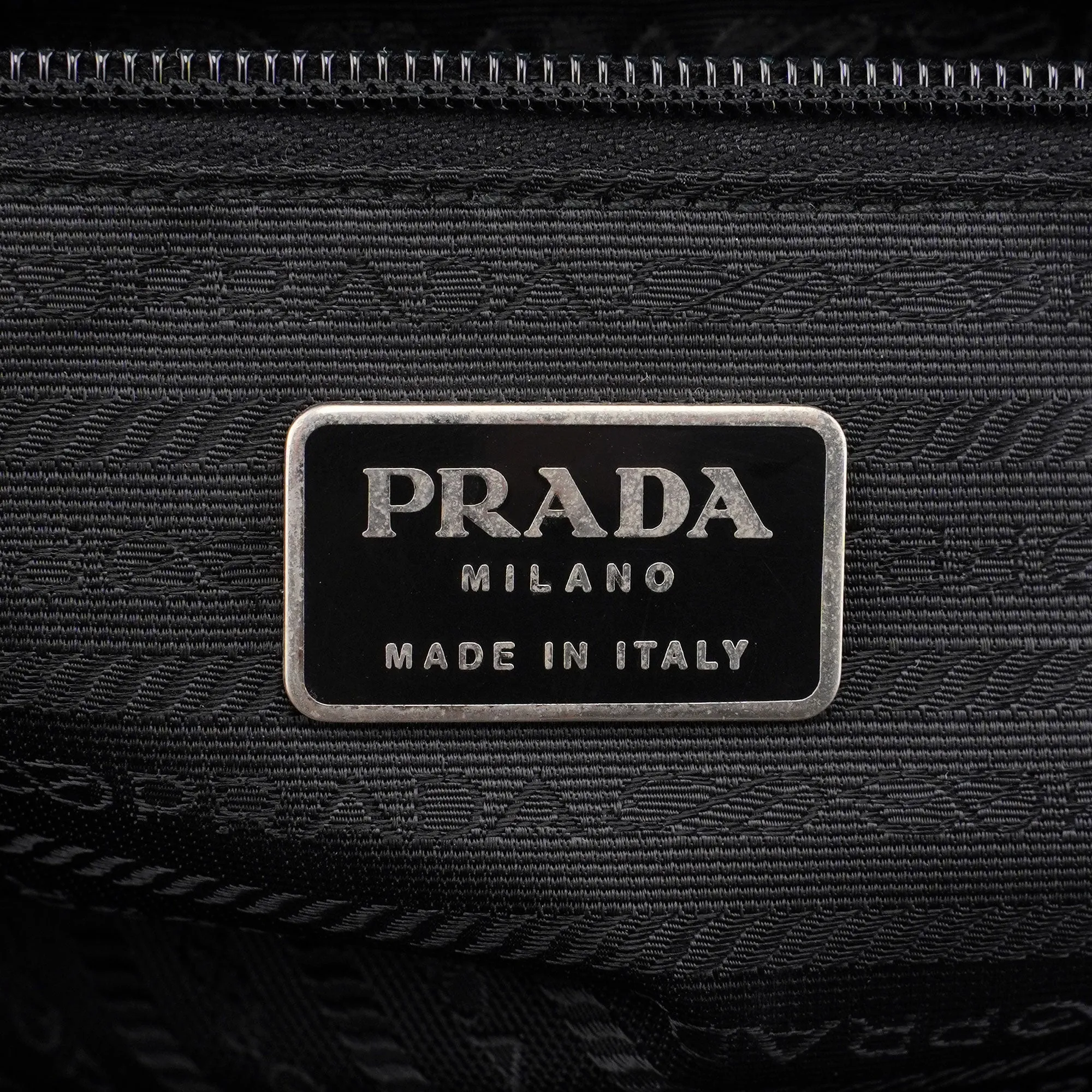 1995 Black Spazzolato Tote Bag
