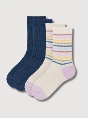 2 Pack Socks Kids | People Wear Organic