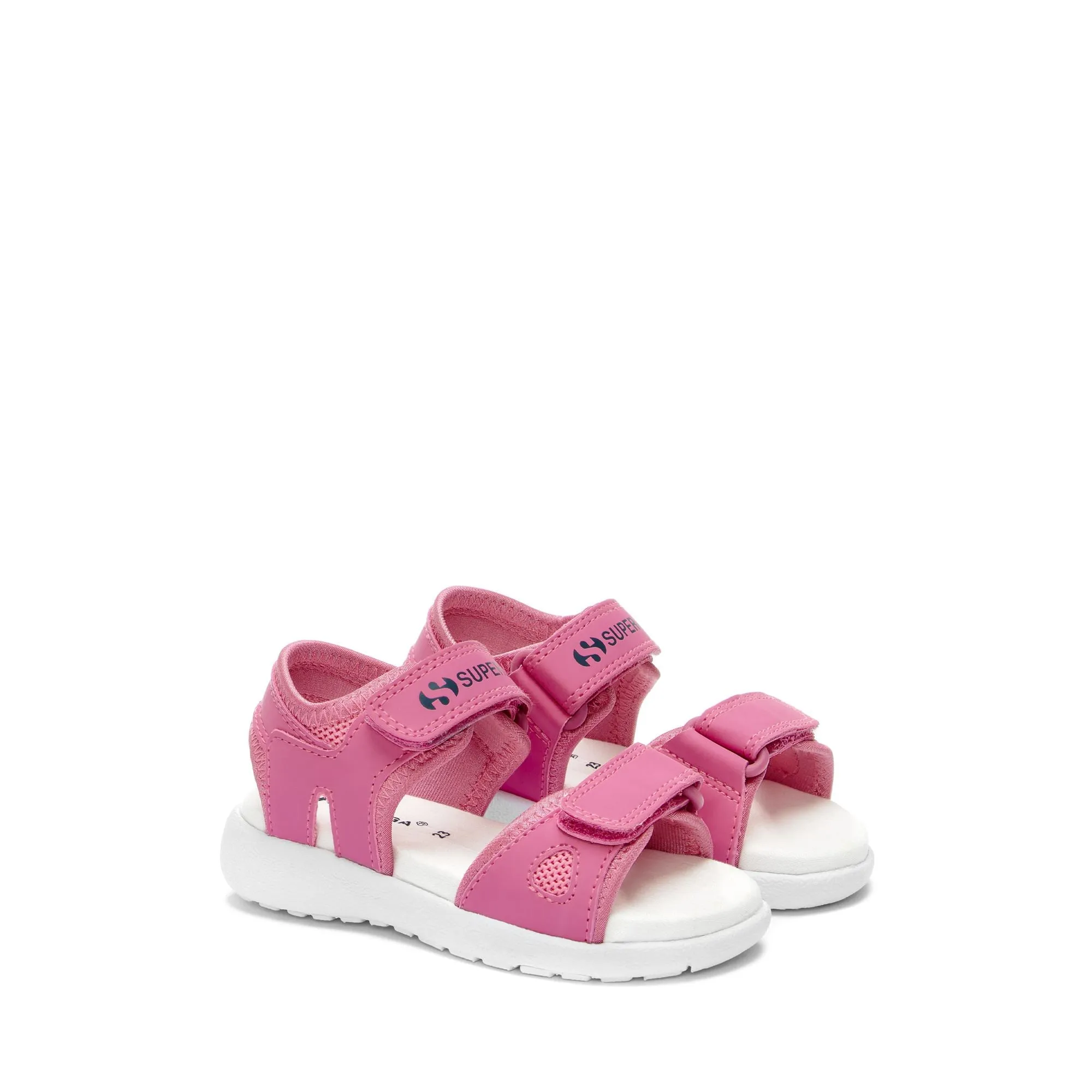 3999 KIDS SYNTHETIC MATERIAL - Sandals - Sandal - Kid unisex - PINK FUCHSIA-WHITE