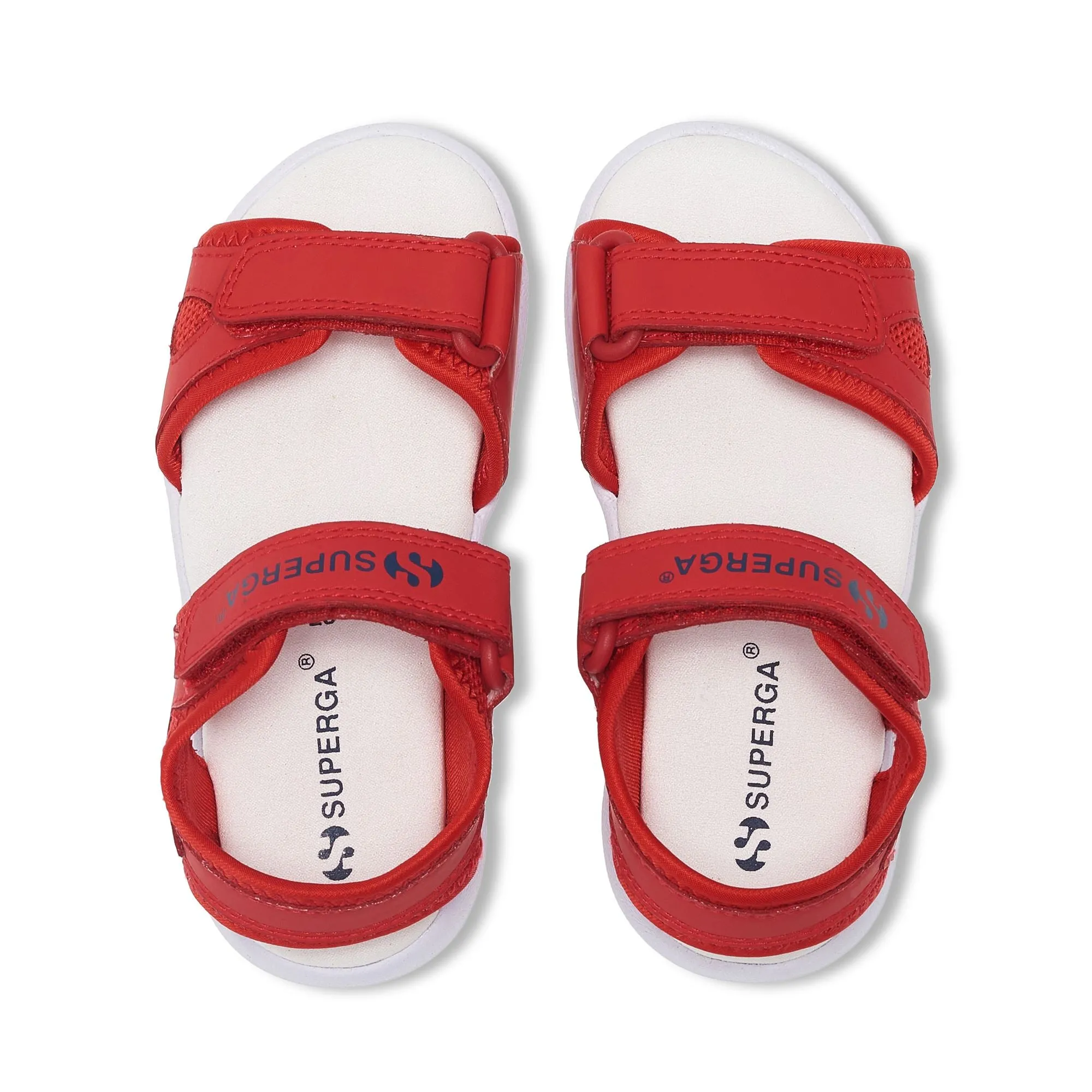 3999 KIDS SYNTHETIC MATERIAL - Sandals - Sandal - Kid unisex - RED-WHITE