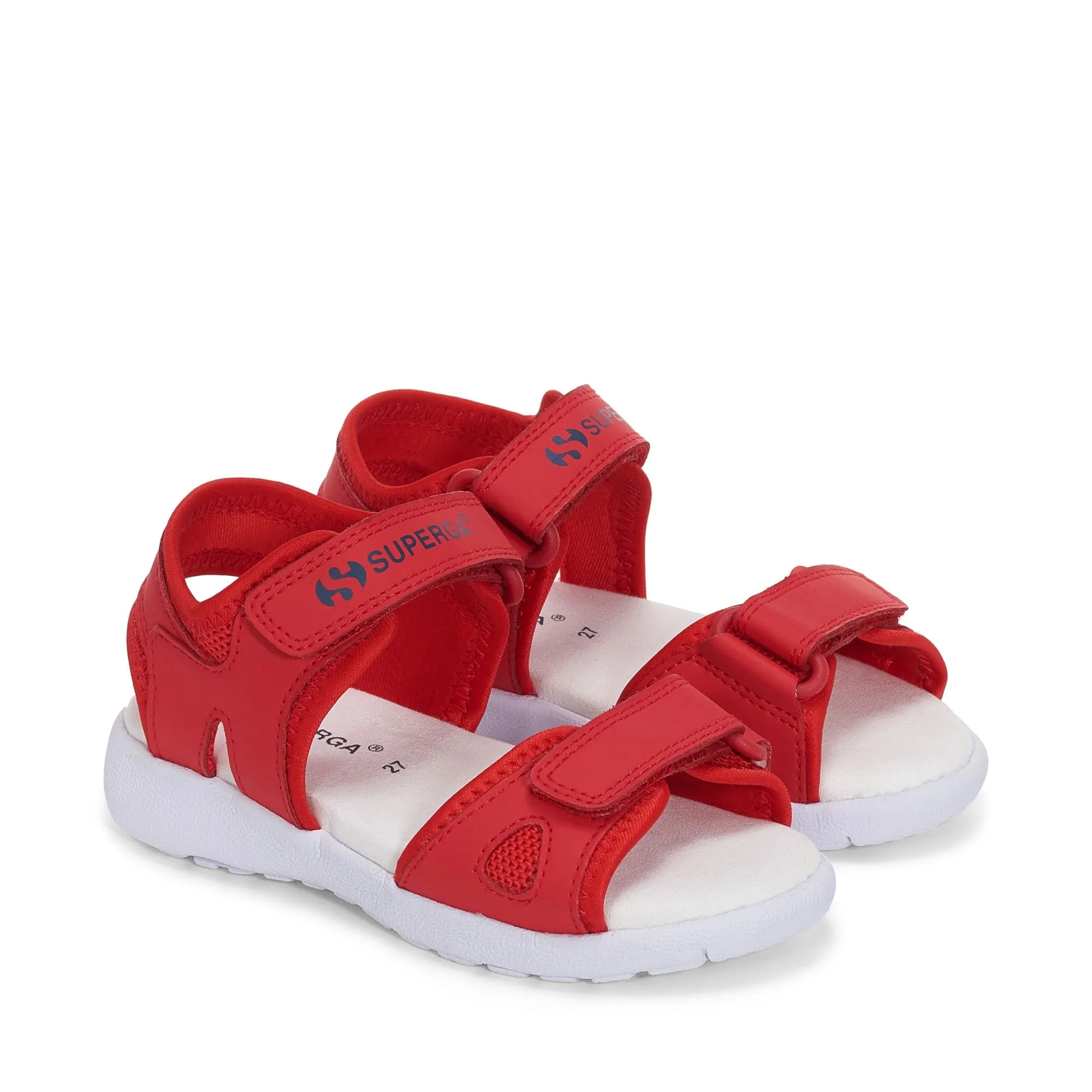 3999 KIDS SYNTHETIC MATERIAL - Sandals - Sandal - Kid unisex - RED-WHITE