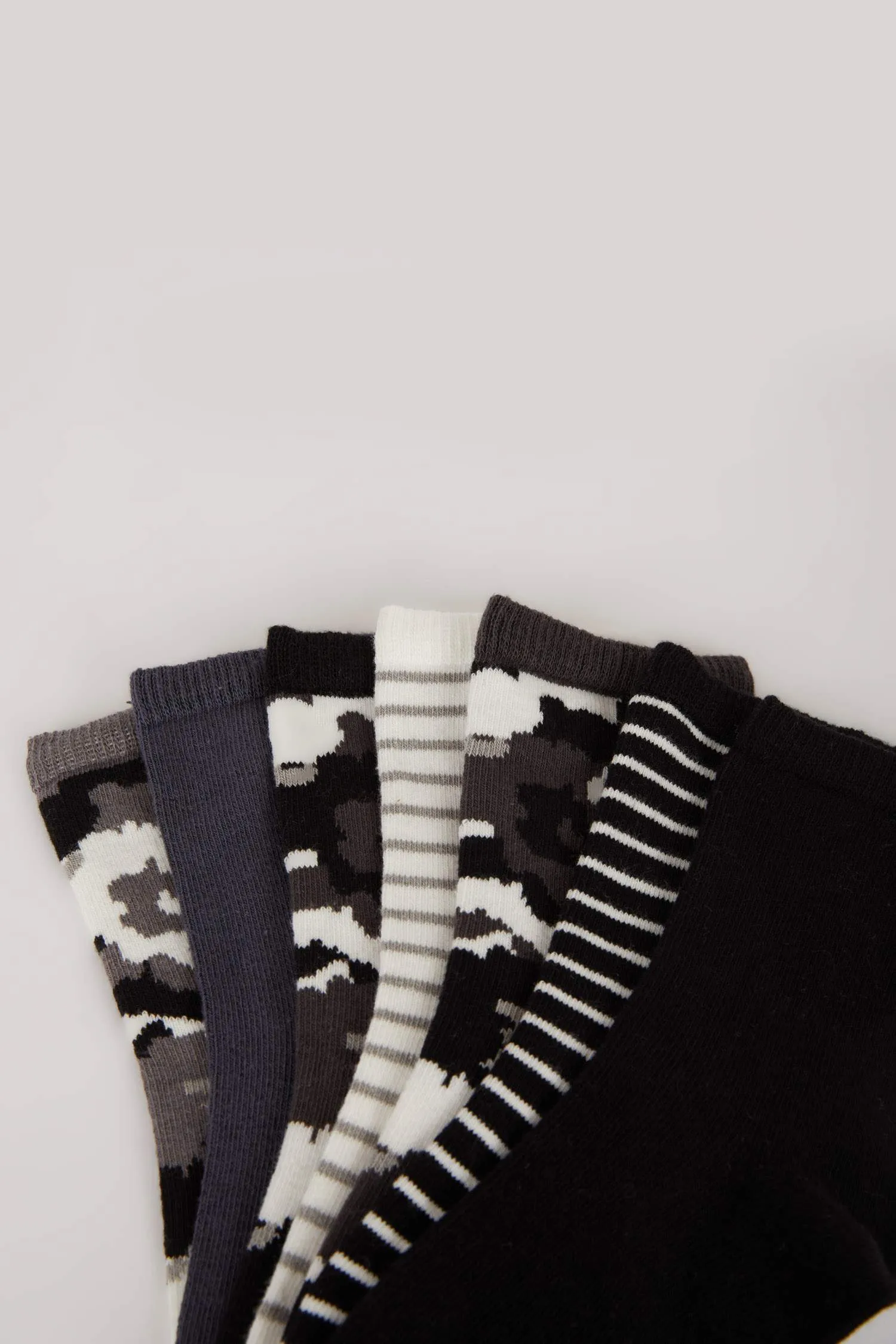 7 Pcs Cotton Long Socks