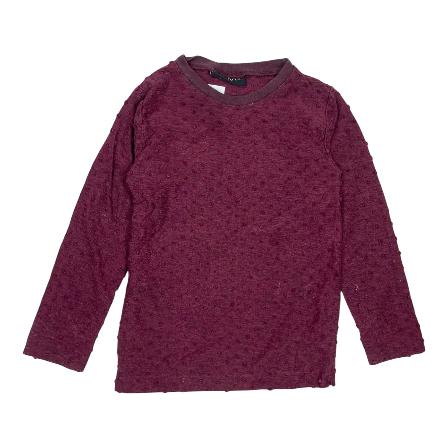 Aarre shirt, burgundy dot | 98/104cm