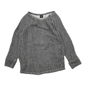 Aarre woven shirt, black/white | 122/128cm