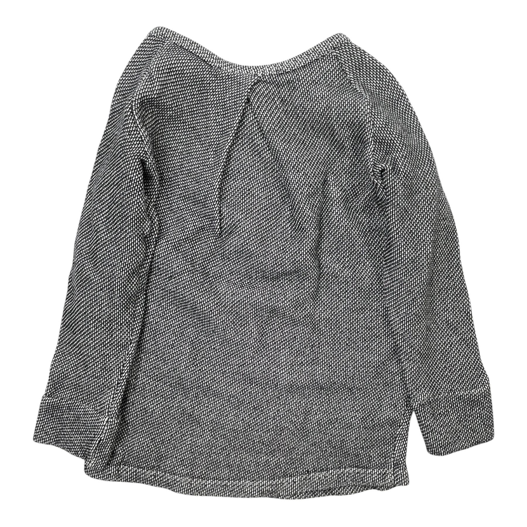 Aarre woven shirt, black/white | 122/128cm