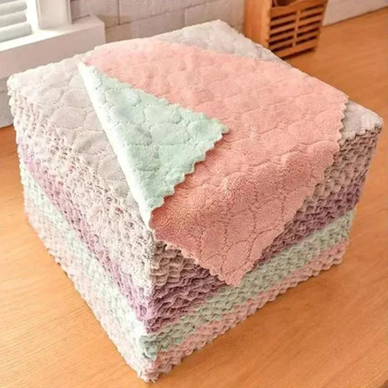 Absorbent Microfiber Cloth for Non-Stick Kitchen