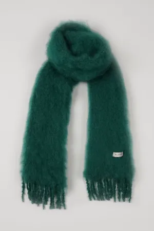 Aurora Kid Mohair Scarf Malachite