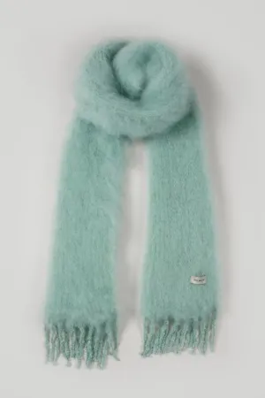 Aurora Kid Mohair Scarf Sage