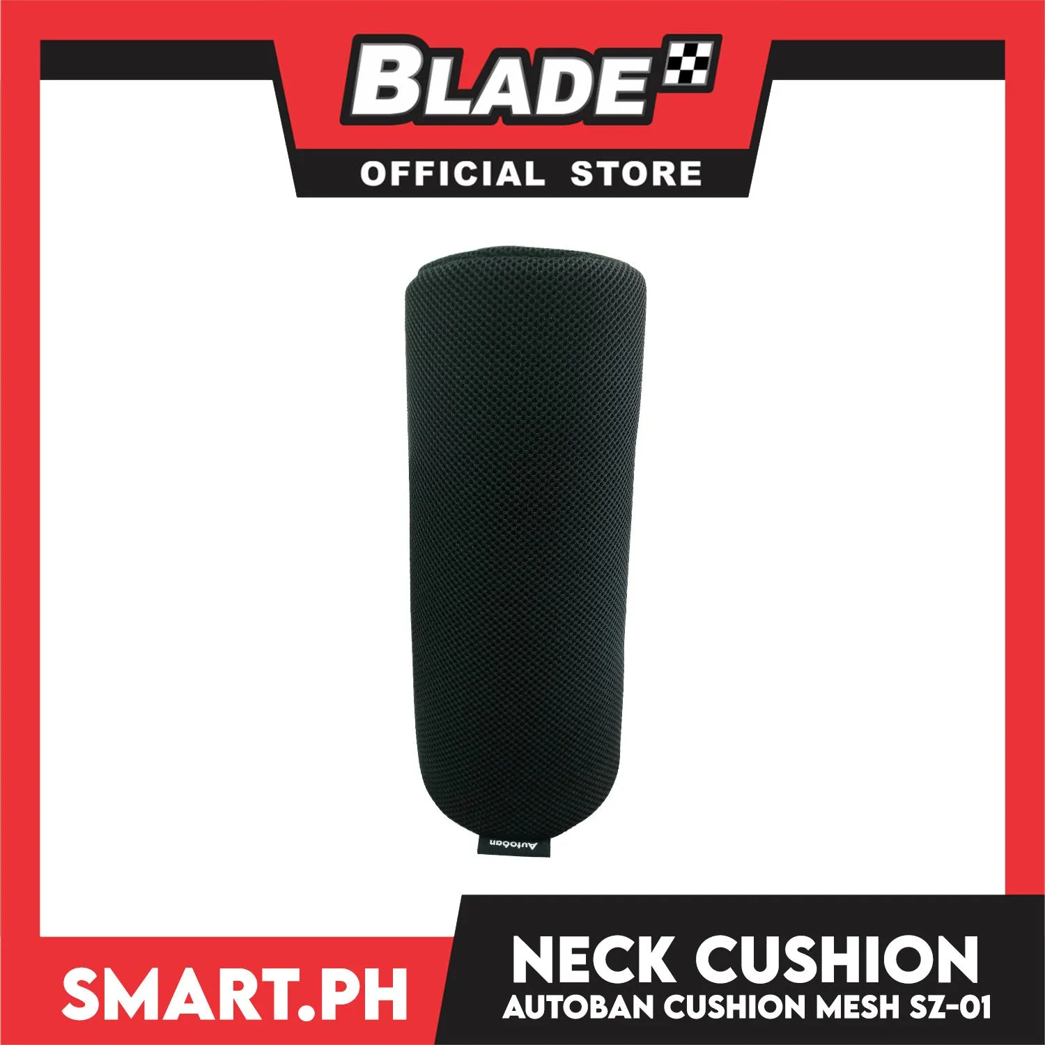 Autoban Car Neck Cushion Mesh Memory Foam (Black) SZ-01