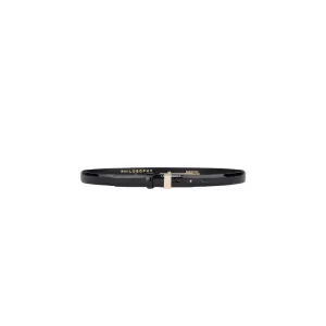 Belt in Patent Leather in Black
