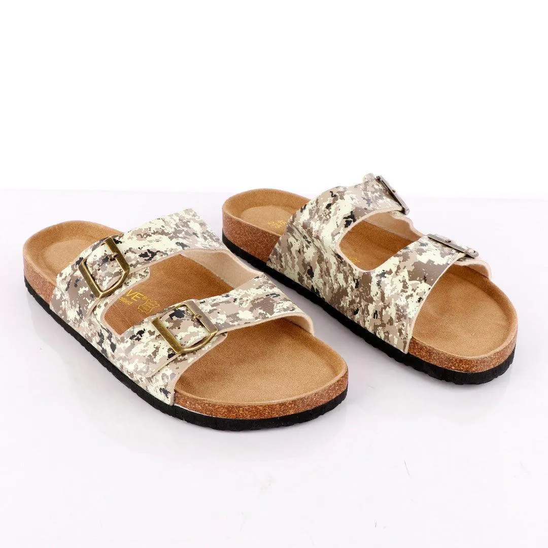 Big Brave 'Birkenstock' Camouflage Double-Strap Sandal Slippers