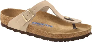 Birkenstock Gizeh Sandcastle Nubuck Soft Footbed