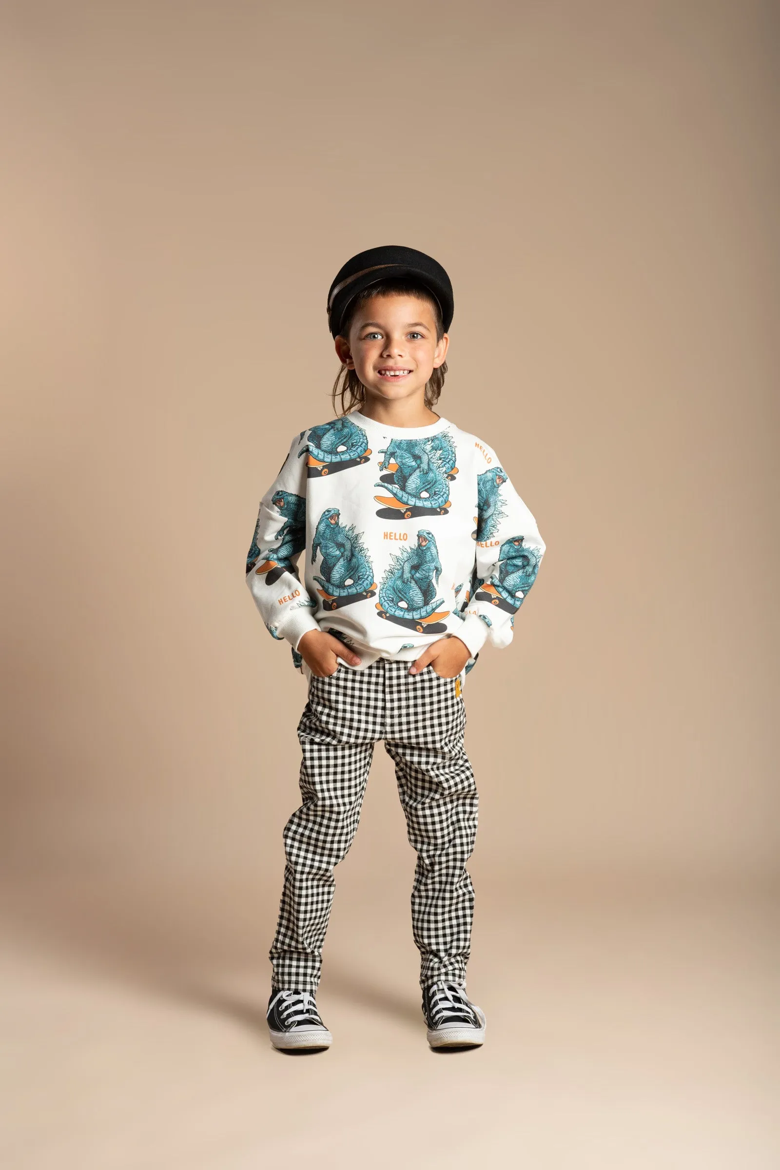 BLACK AND WHITE GINGHAM PANTS | ROCK YOUR BABY
