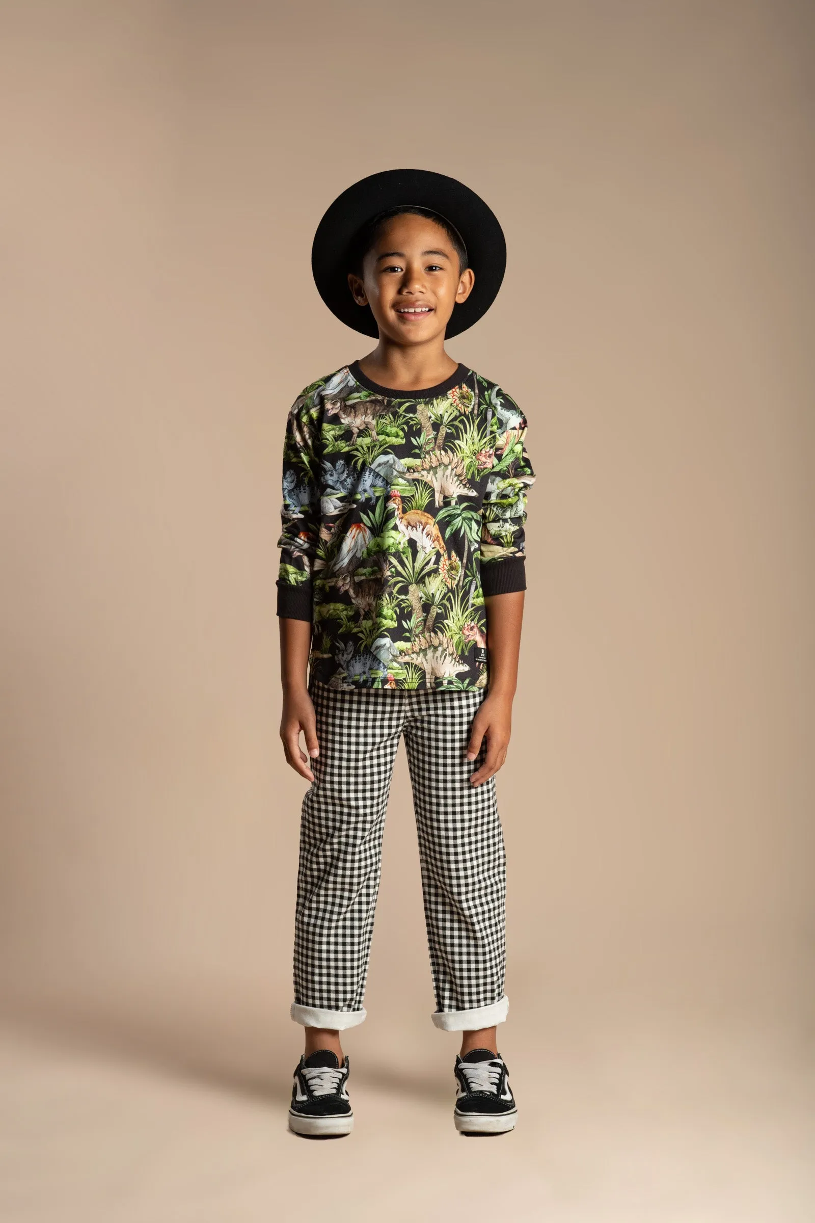 BLACK AND WHITE GINGHAM PANTS | ROCK YOUR BABY