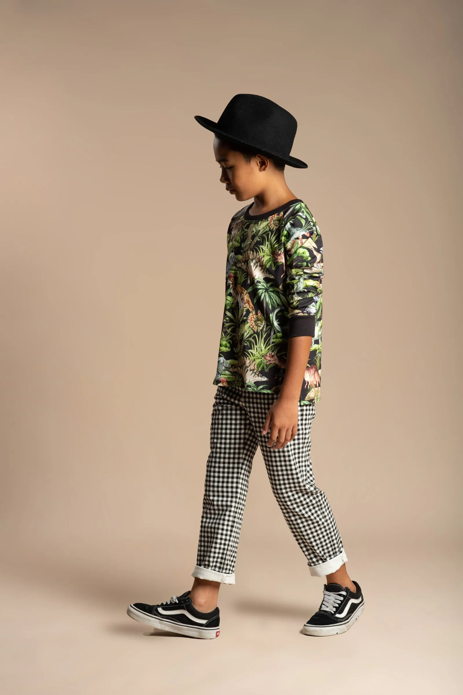BLACK AND WHITE GINGHAM PANTS | ROCK YOUR BABY