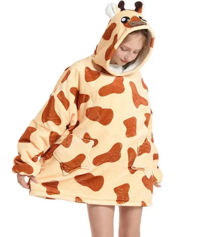 blanket cozy hoodie-kid