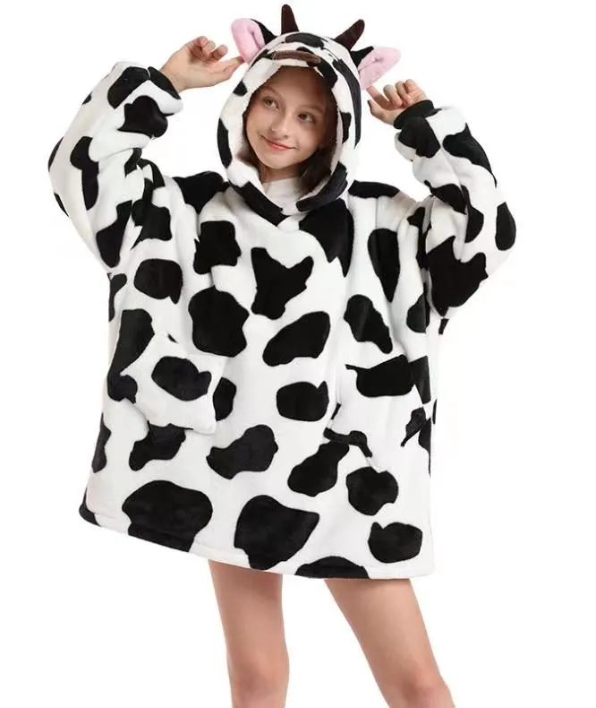blanket cozy hoodie-kid