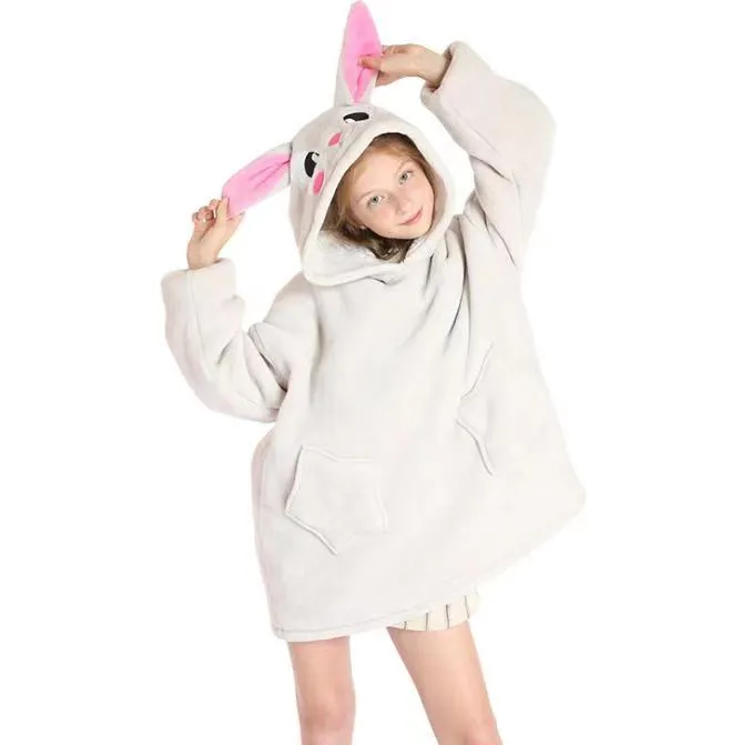 blanket cozy hoodie-kid