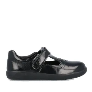 Bobux Kid  Flurry Patent Mary Jane Black Leather School Shoe