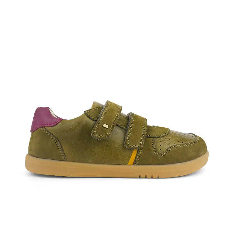 Bobux KP Riley Olive   Boysenberry