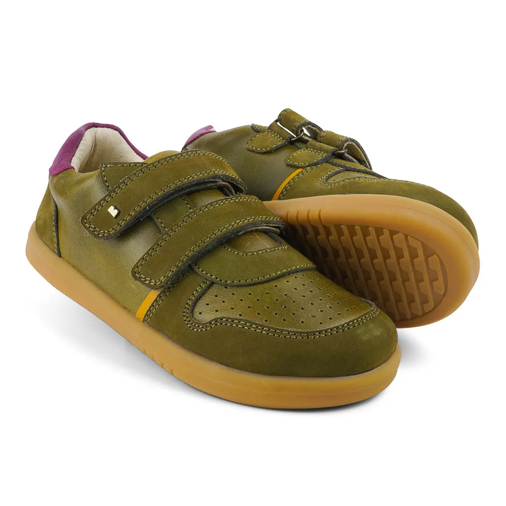 Bobux KP Riley Olive   Boysenberry