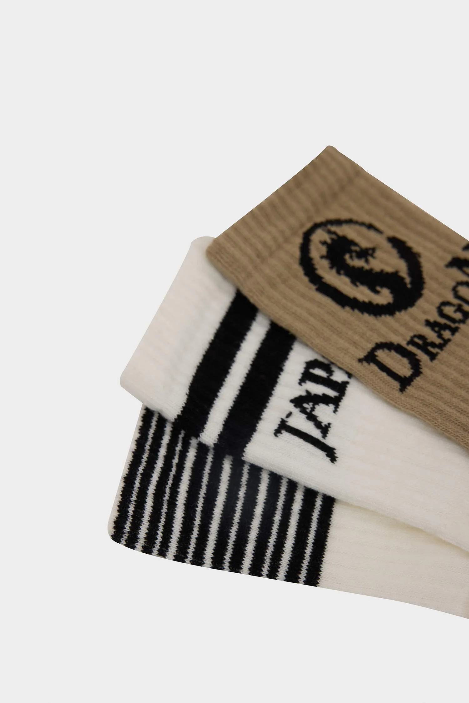 Boy 3 Pcs Cotton Long Socks