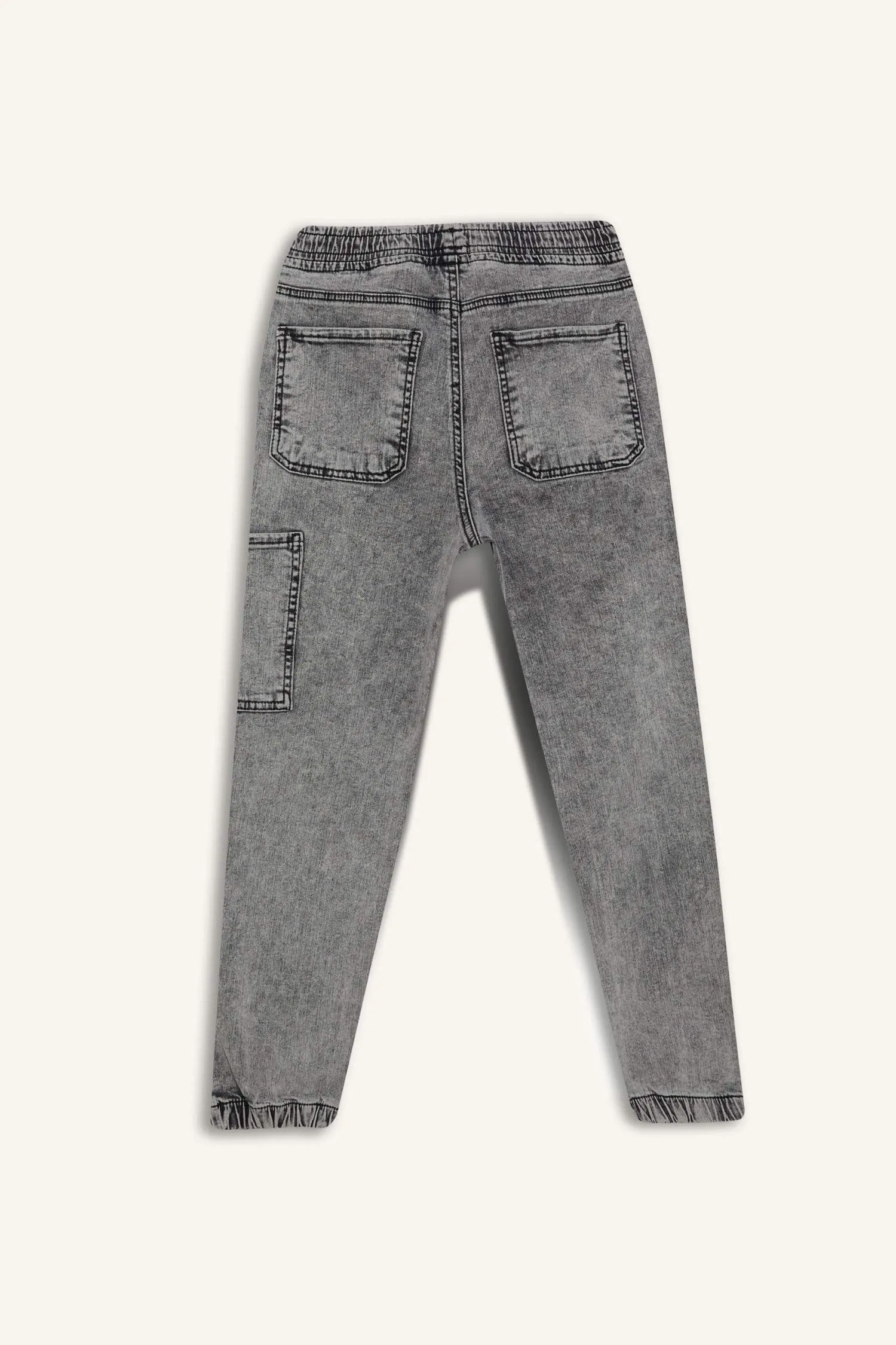 Boy Elastic Banded Leg Jogger Jeans