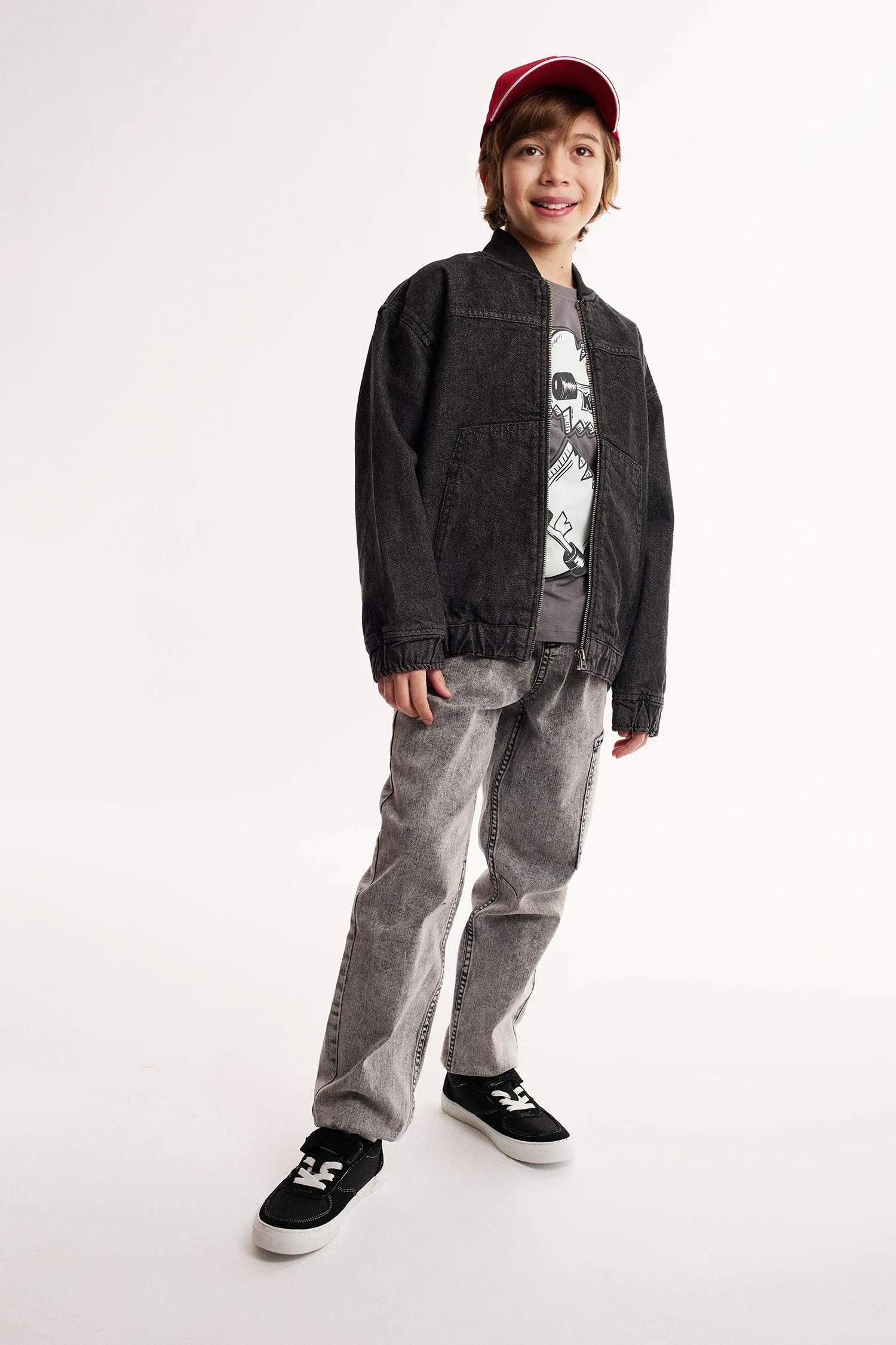 Boy Elastic Banded Leg Jogger Jeans