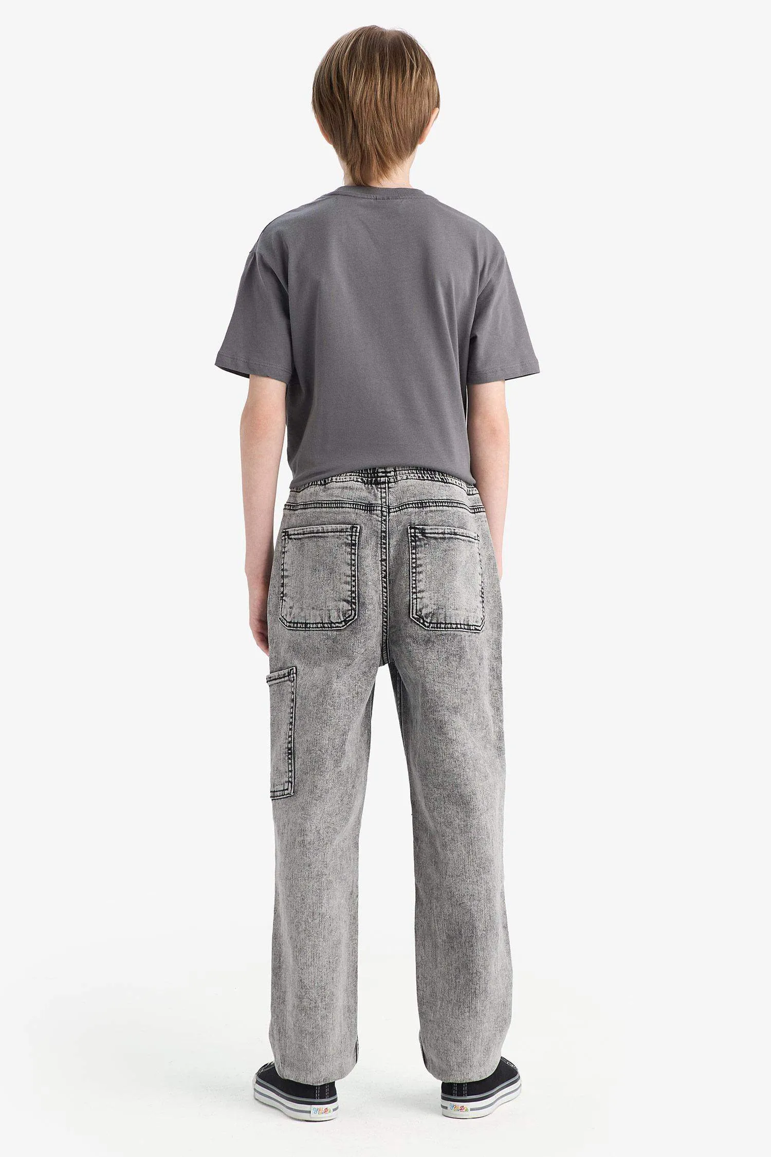Boy Elastic Banded Leg Jogger Jeans