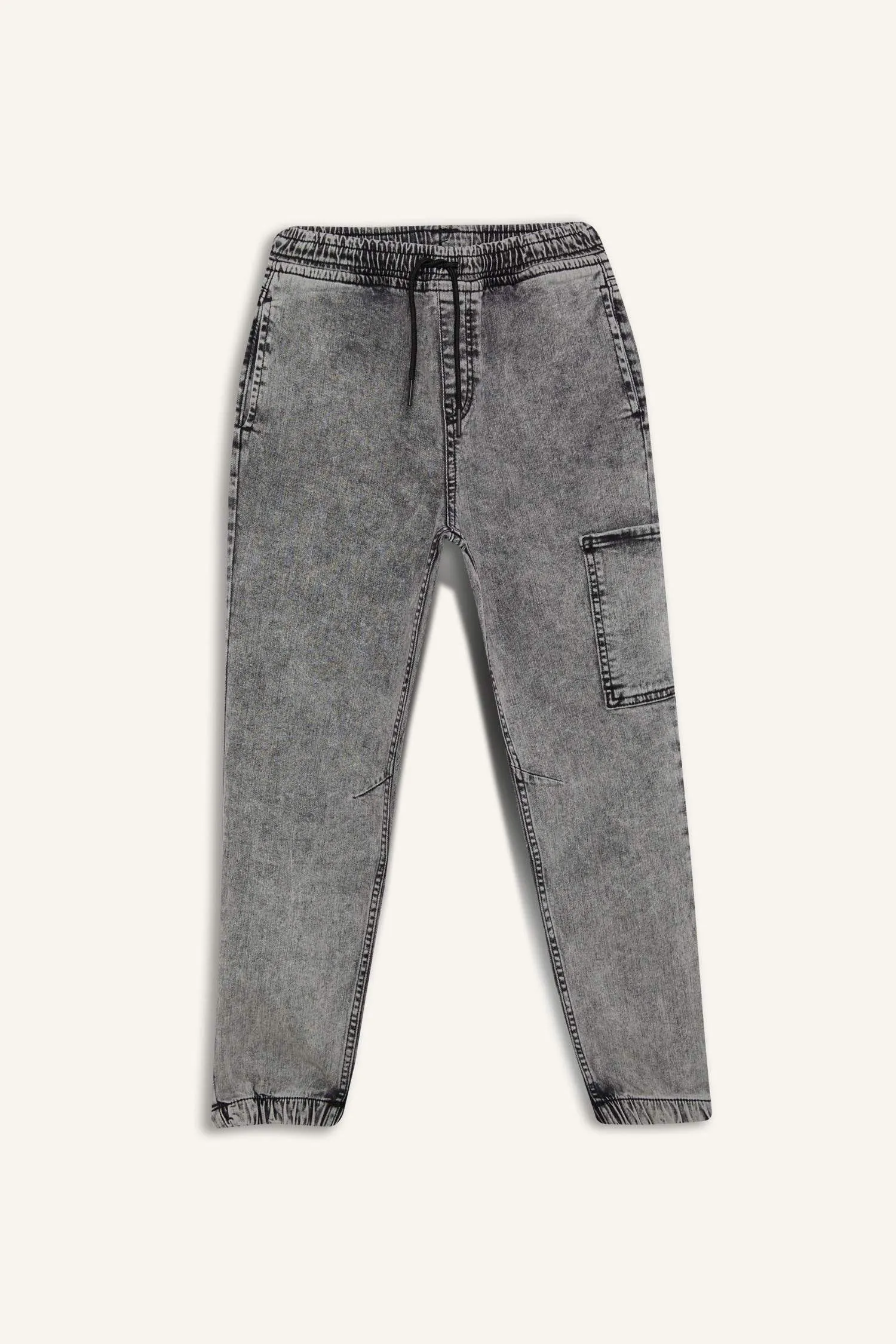 Boy Elastic Banded Leg Jogger Jeans