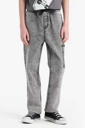 Boy Elastic Banded Leg Jogger Jeans