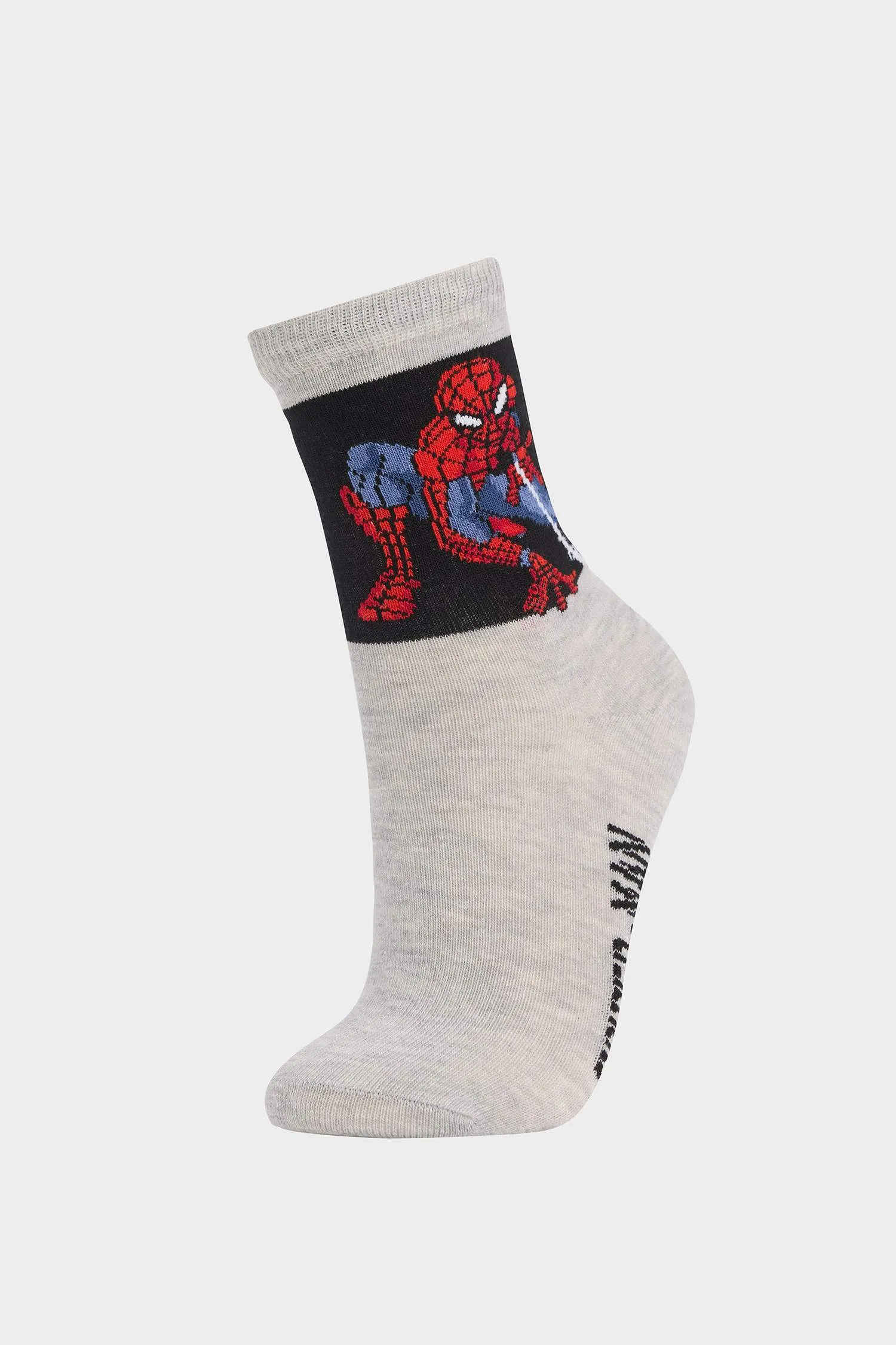 Boy Marvel Spiderman 2 Pcs Cotton Long Socks