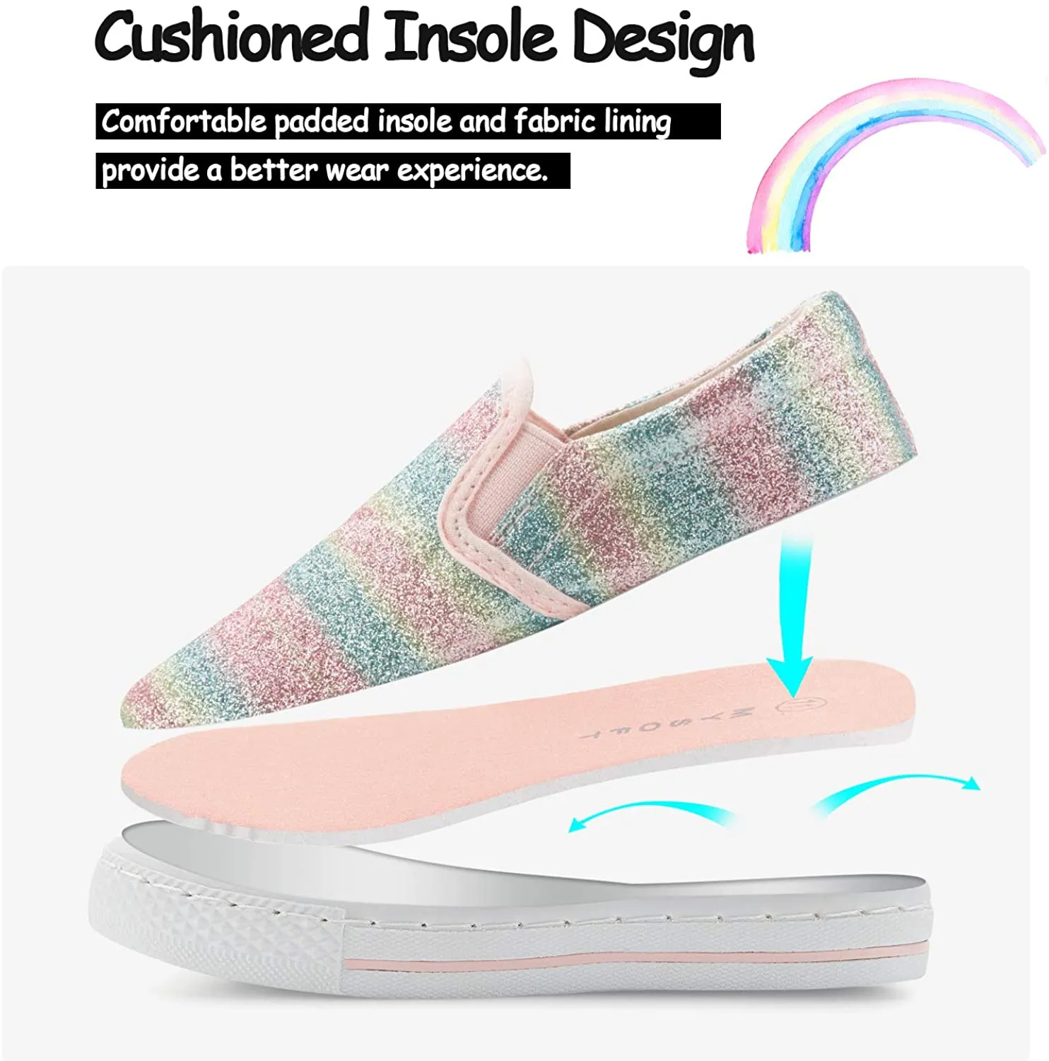 Boys & Girls Toddler Casual Sneakers Colorful - K KomForme