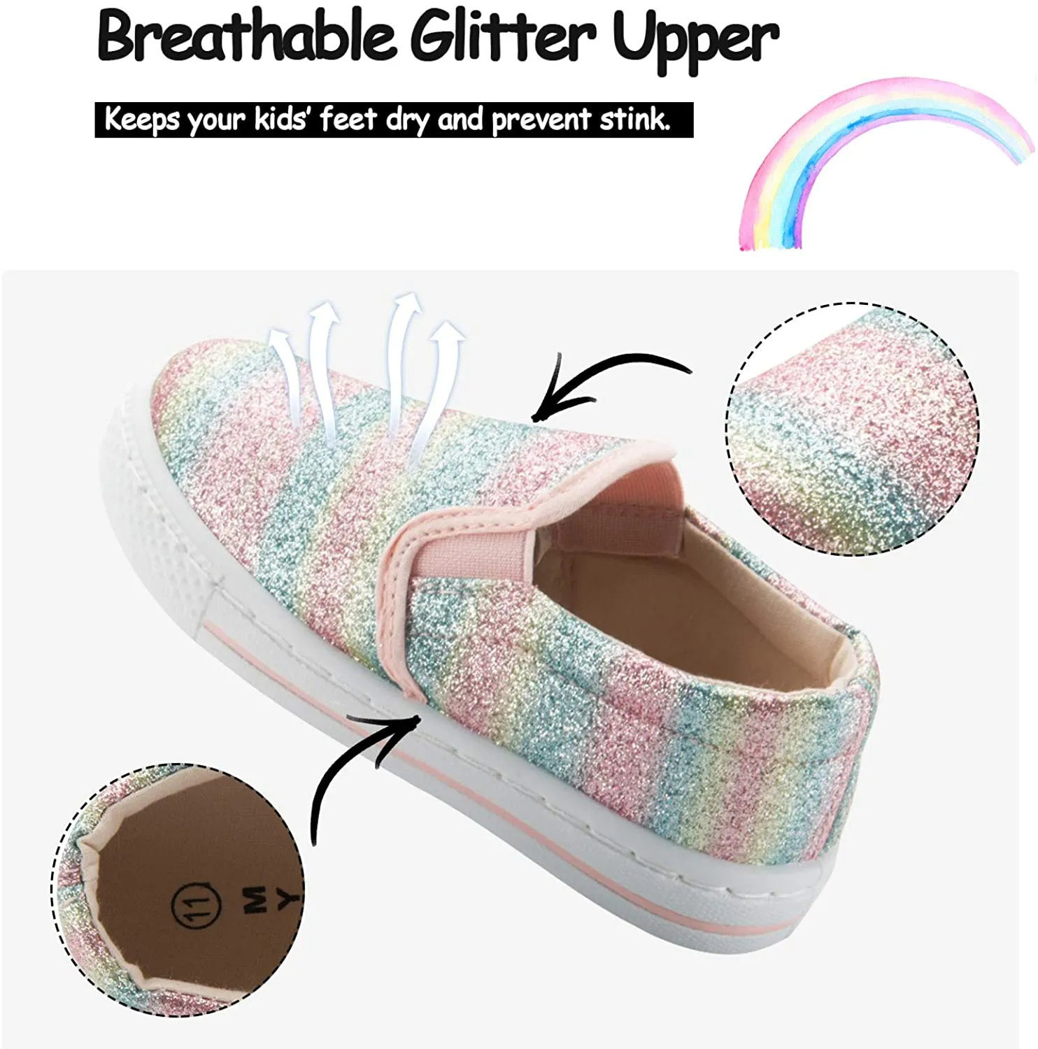 Boys & Girls Toddler Casual Sneakers Colorful - K KomForme