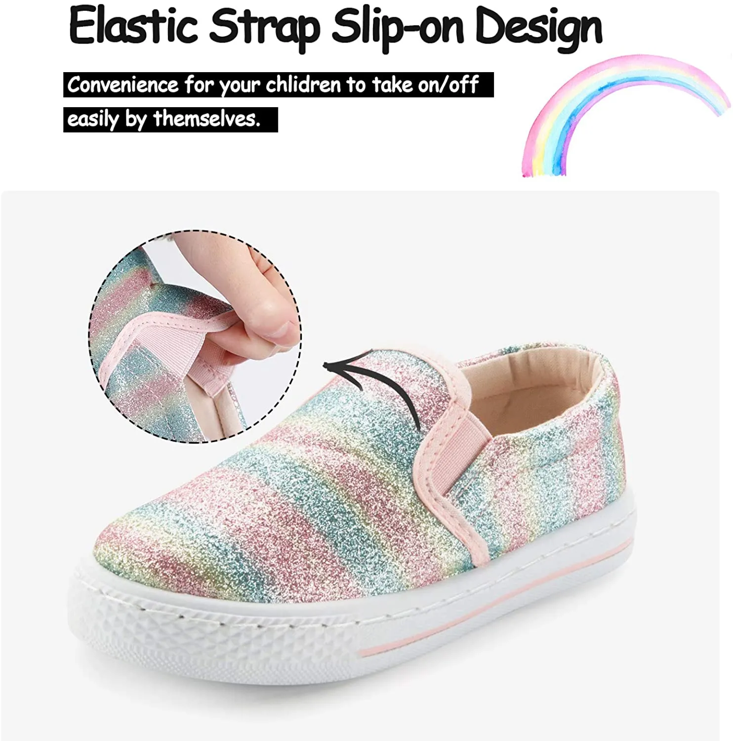 Boys & Girls Toddler Casual Sneakers Colorful - K KomForme