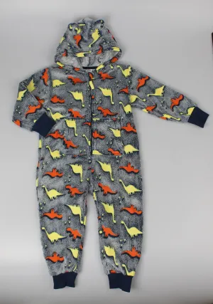 Boys Fleece Onesie - Dino (PK6) (2-6yrs) F42452