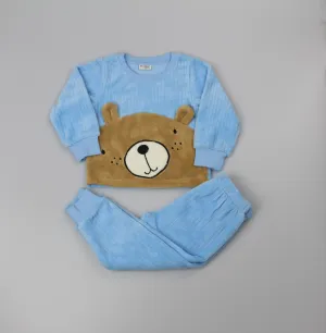 Boys Fleece Pyjama Set - Teddy (PK6) (2-6yrs) F42455