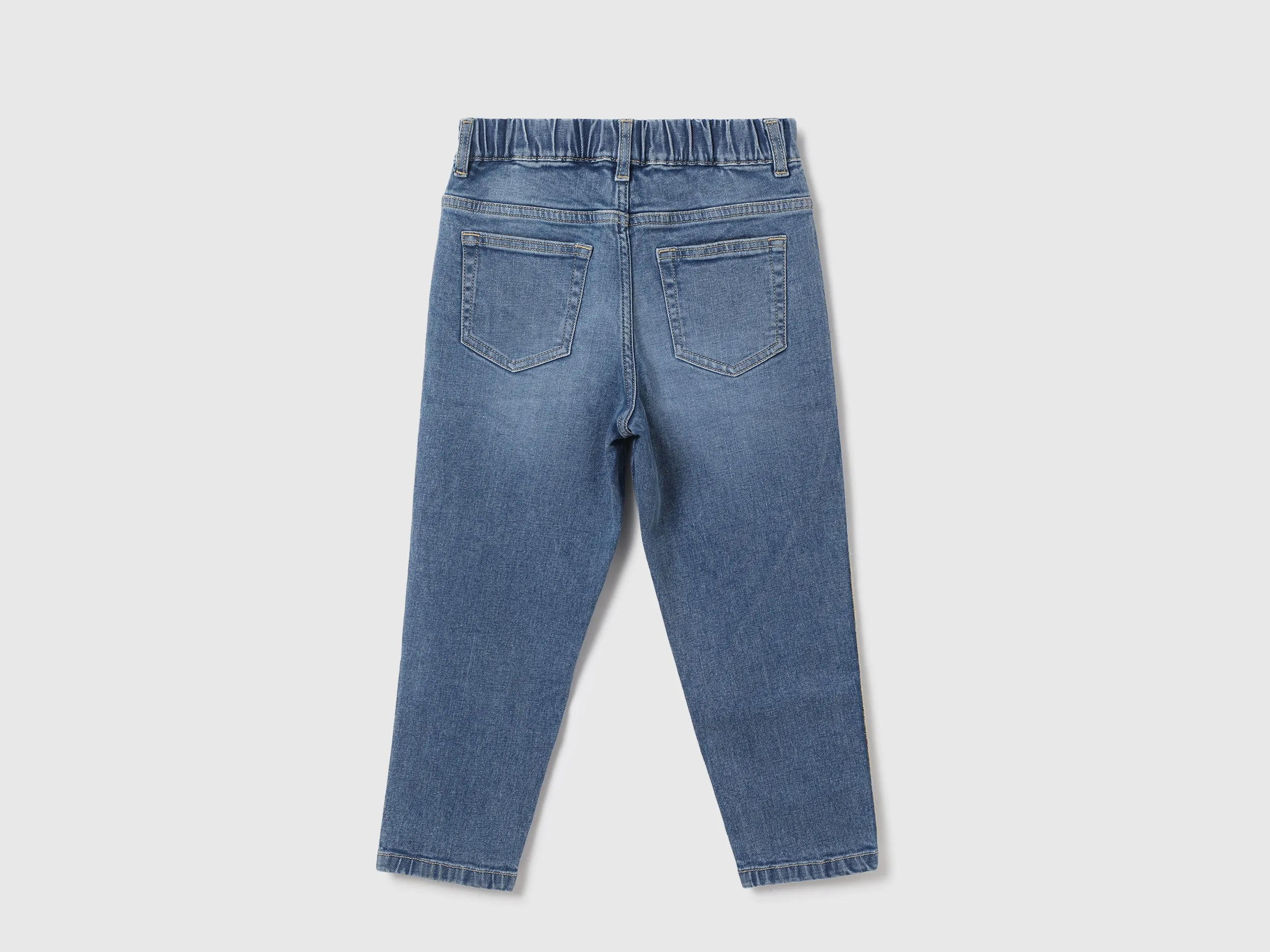 Boys Solid Baggy Fit Jeans