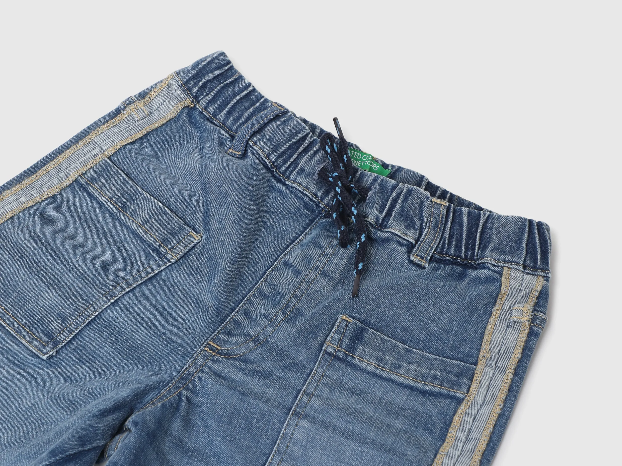 Boys Solid Baggy Fit Jeans