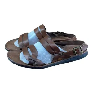 BRADOR Tiger Mahogany  Brown  Sandal Men