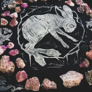Briar Rabbit Altar Cloth
