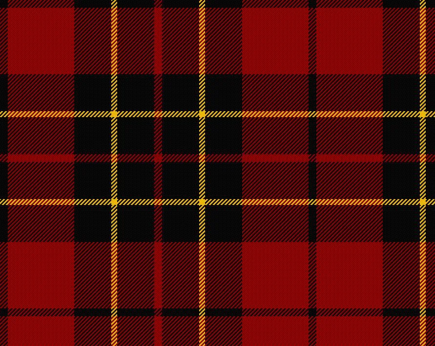 Brodie Red Modern Medium Weight 11oz Tartan Cloth