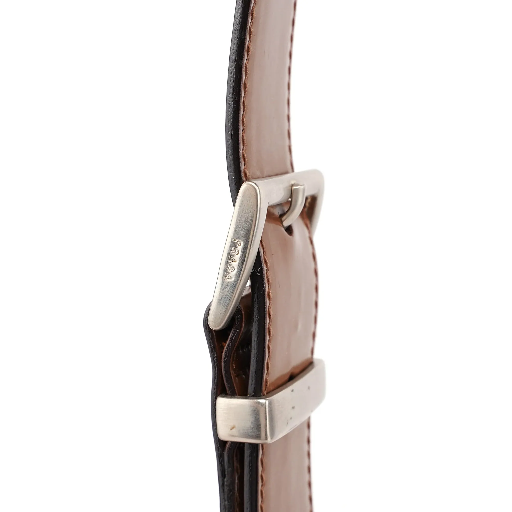 Brown Gradient Spazzolato Shoulder Bag