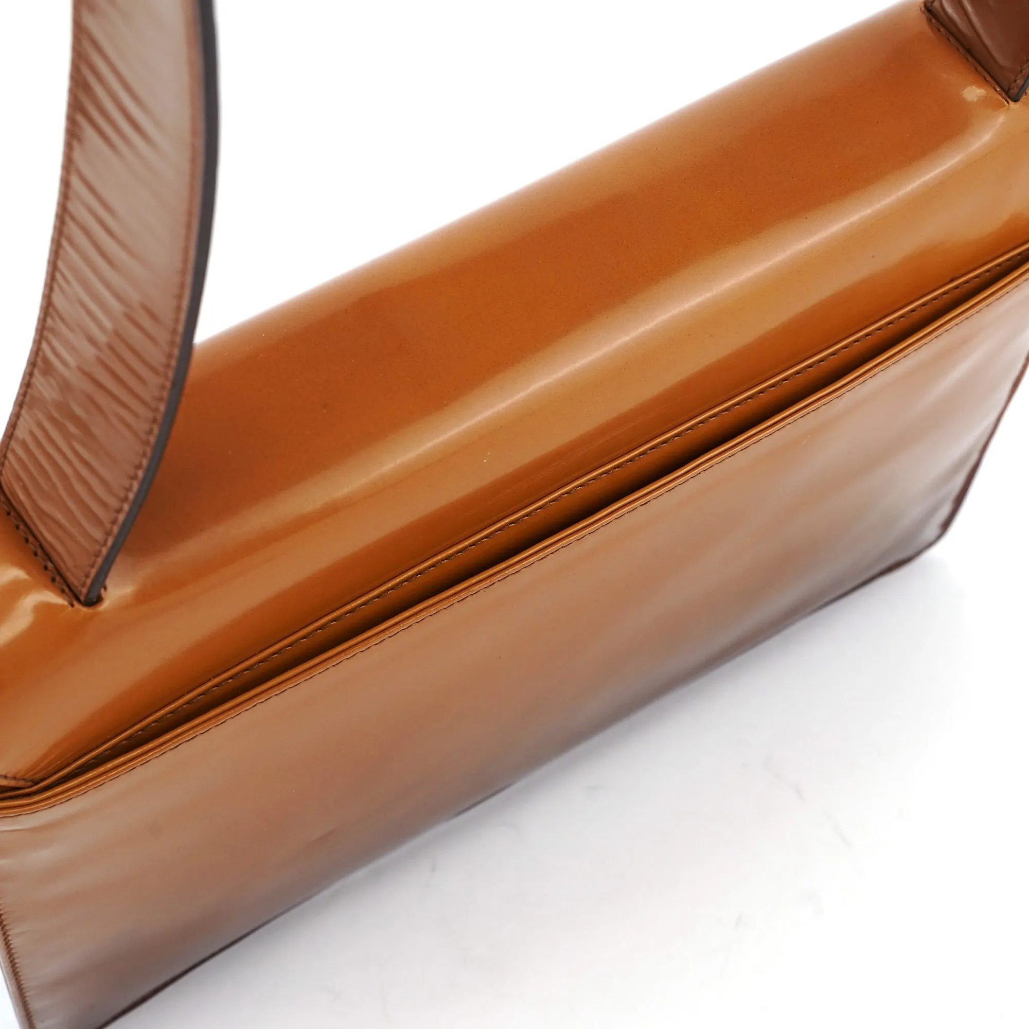 Brown Gradient Spazzolato Shoulder Bag